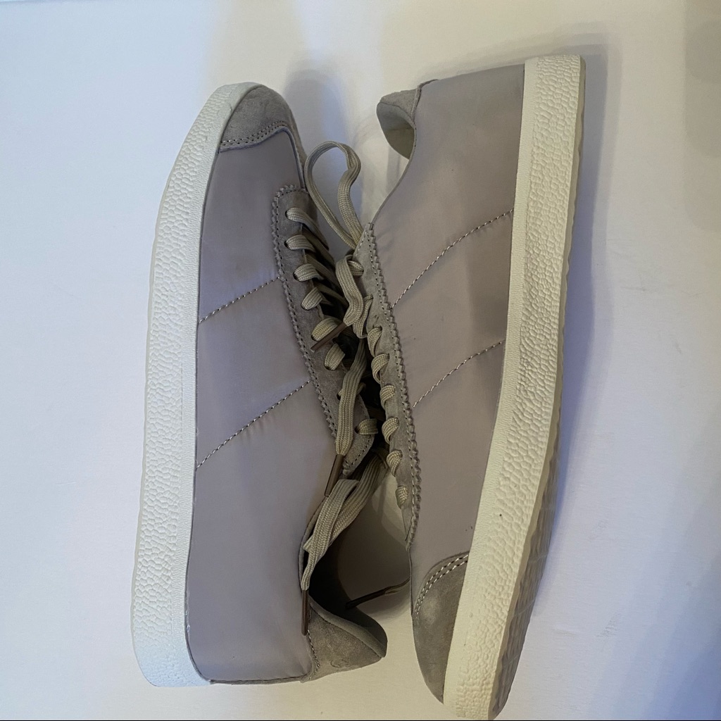 Greats Sneakers New Gray Suede Leather Nylon Size 8.5 Athleisure Nib Nwt Shoes — image 7 of 8